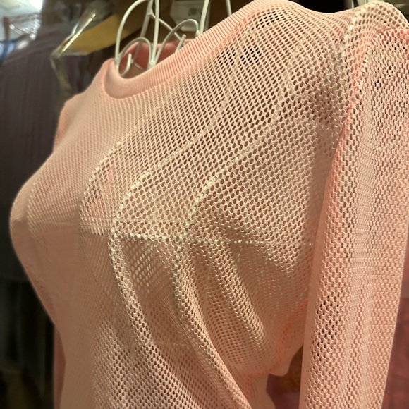 Dolls Kill See Thru Me Fishnet Top Blue, Pink, Brown, Wine - Picture 3 of 16